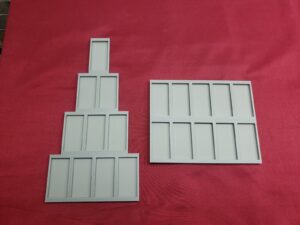 25x50mm Square To 30x60mm Square Base Conversion Movement Trays - Wargaming