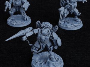 Xaiax Warriors - Combat Suits - Combat Suit Commander