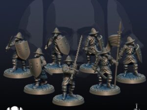 Glassian Swordsmen - Gothic Footsoldiers