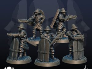 Glassian Crossbowmen - Gothic Marksmen - Pavise Crossbowmen